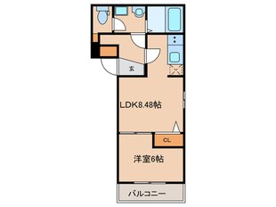 ココアス戸畑の物件間取画像